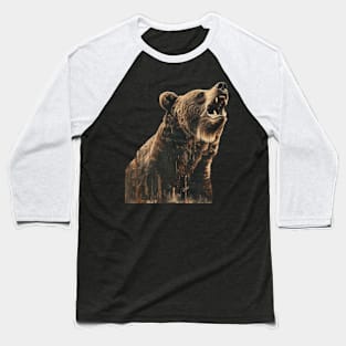 Grizzly Bear Population Baseball T-Shirt